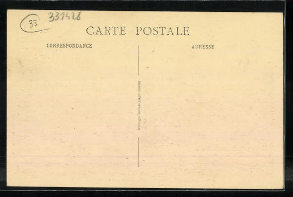 CPA Captieux, La Gendarmerie, Route de Bazas 2