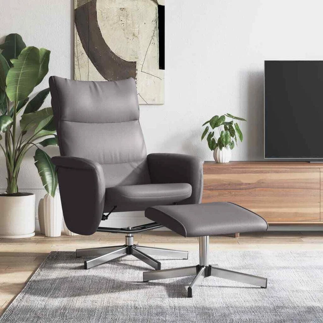 Relaxsessel mit Fußhocker Sessel Fernsehsessel Liegesessel Kunstleder vidaXL