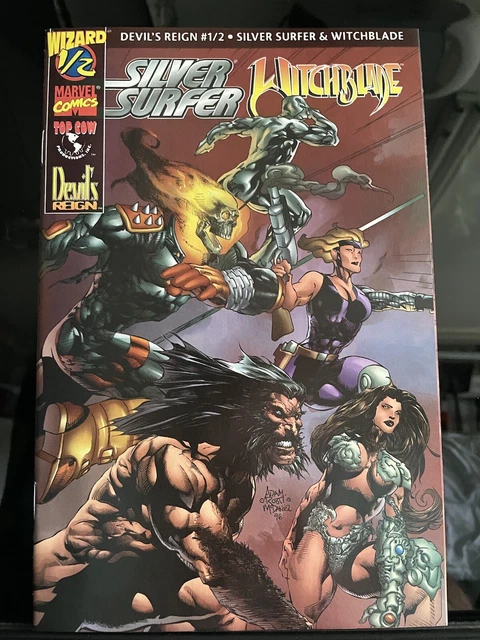 Silver Surfer & Witchblade 1/2 Wizard Special with COA