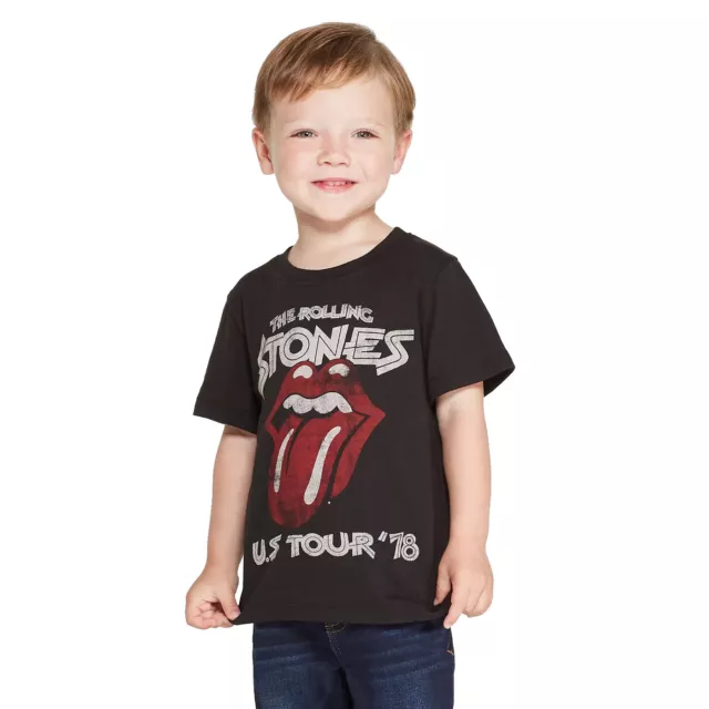 Toddler Boys The Rolling Stones US Tour '78 SS T-Shirt Tee (12M 18M 2T 3T 4T 5T)