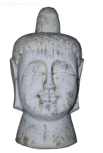 Statua Buddha Scultura Budda Etnica Terracotta