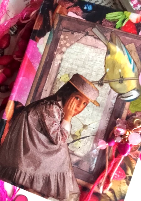 JUNK JOURNAL .GROWN up art Therapy. 90% recycled paper. 6 1/4