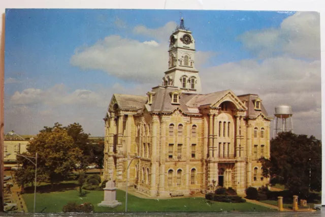 Texas TX Hillsboro Hill County Court House Postcard Old Vintage Card View Postal