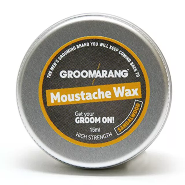 Groomarang Moustache Wax High Strength Best Grooming Shaping Styling Beard Care