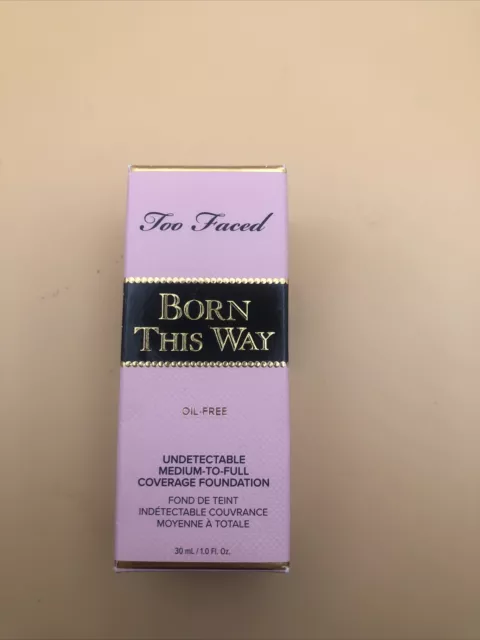 Base de acabado natural Too Faced Born This Way #Arena - 1,0 oz/30 ml - nueva en caja