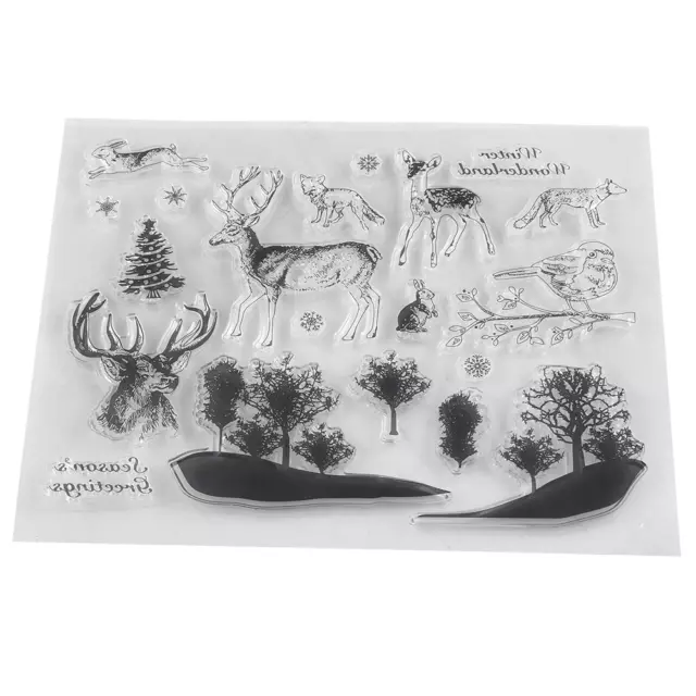 Transparent Clear Stamp Silicone Seal Stamps DIY Scrapbook Photo Cards P DE YAR
