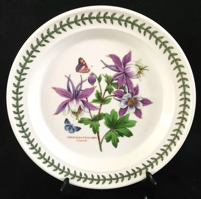 PORTMEIRION BOTANIC GARDEN - GRANDE ASSIETTE 27 cm - AQUILEGIA VULGARIS  SUPERBE