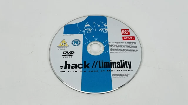 DOT HACK LIMINALITY Vol 1 In The Case of Mai Minase DVD Disk Only £9.99