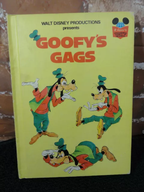 VTG Walt Disney's GOOFY'S GAGS Funny~1974 edition~Colorful~Cute~