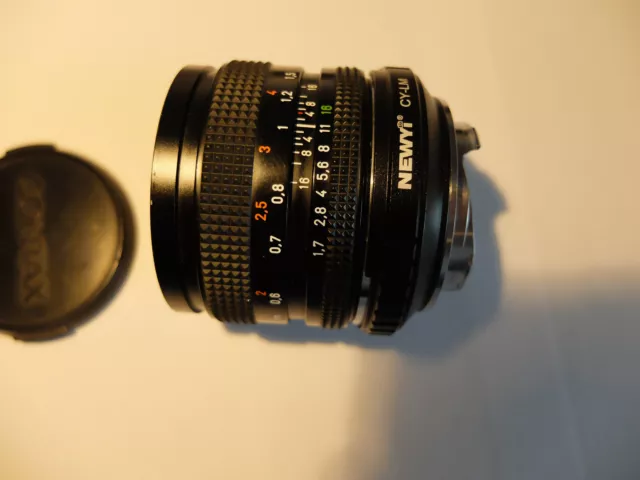 Super! Carl Zeiss Planar 1,7 - 50mm, volladaptiert an Leica M  0,7m - unendlich