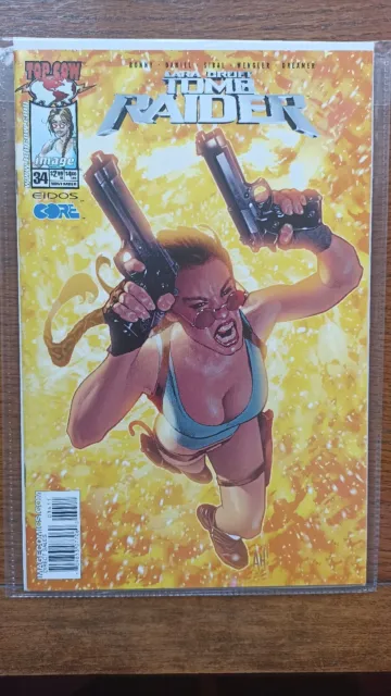 Lara Croft Tomb Raider #34   Top Cow  Adam Hughes Variant 2003. HG.