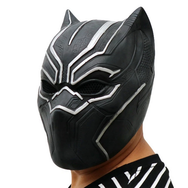 BLACK PANTHER HELMET Cosplay Full Head Latex Mask For Halloween Costume