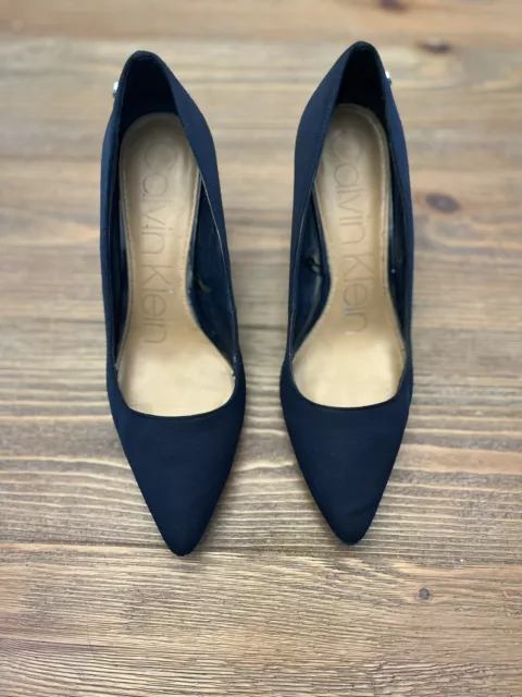 Original Calvin Klein Nilly High Heels Shoes PUMPS Pointed Toe Size 7 US