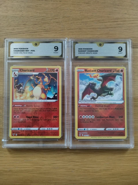 POKÉMON TCG RADIANT Charizard Crown Zenith 020/159 Holo Radiant Rare $18.00 - AU