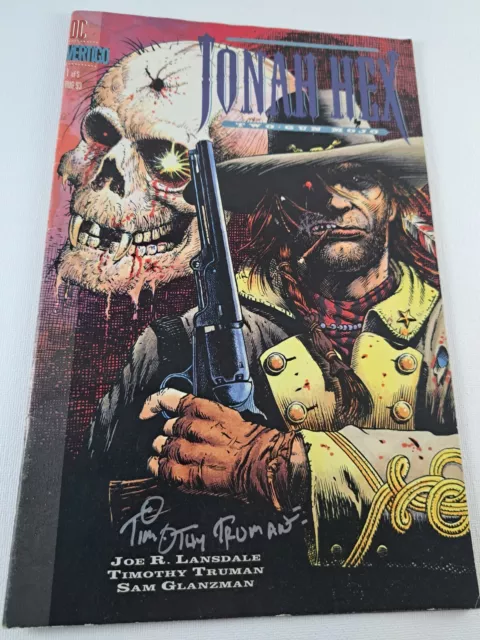 JONAH HEX TWO GUN MOJO #1 NM DC VERTIGO COMICS signed Timothy truman