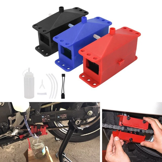 Motorcycle Chain Cleaner Cleaning Brush Tool Gear Kit For Universal Accessories