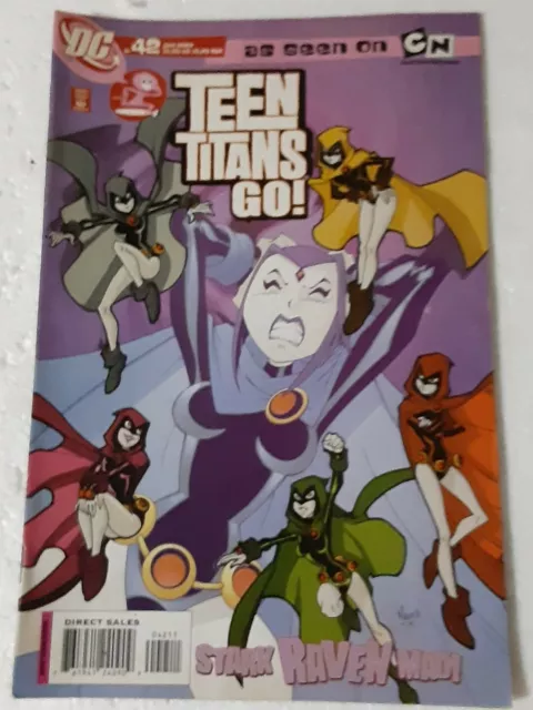 Teen Titans Go #42 1st Appearance Emoticlones 2007 DC Comics Cyborg Starfire