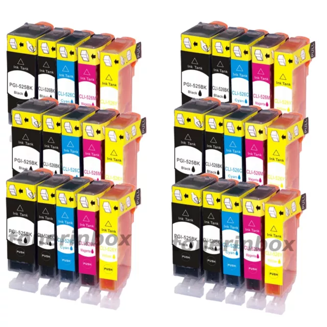 30 New Ink Combo for Canon PGI-225 CLI-226 Pixma MG5320 MX712 MX892 MX882