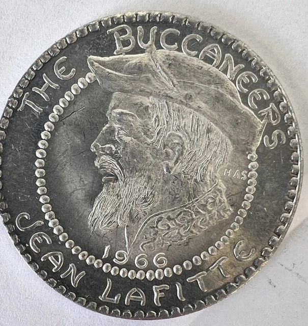 VINTAGE 1966 TOKEN The Buccaneers Jean Lafitte Lake Charles, LA