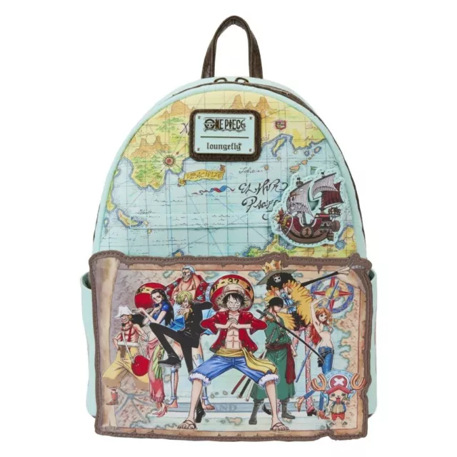 🔜 Pre Order ETA 05/24 One Piece - Luffy & Gang Map Mini Backpack