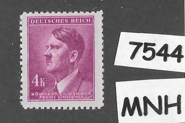 MNH stamp Sc #76 Hitler 1942  Bohemia & Moravia  German occupation WWII    #7544
