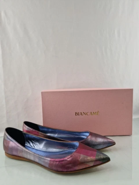 Ballerine Biancame' N. 38 Bicolor
