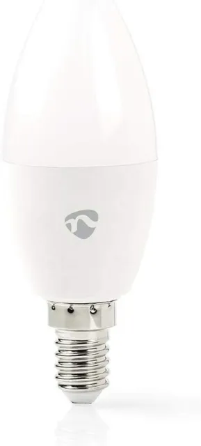 NEDIS WLAN Smart E14 LED Glühbirne, dimmbar warmweiß, Sprachsteuerung App Steuerung 3