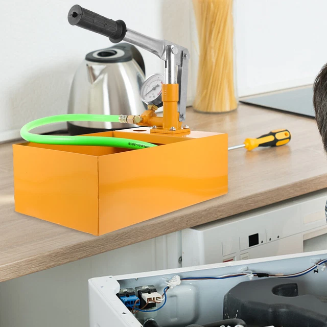 Kit Manometro Idraulico - Tester Pressione 0-400 BAR, Con Tubo 1.5 M, Per Test Idraulici - Foto 3