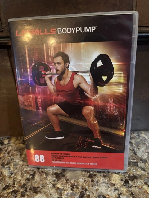 LES MILLS BODY Pump 88 Set DVD, CD, and Choreo Book $34.93