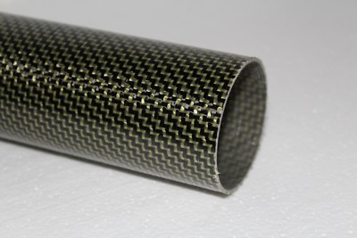 Silenziatori in fibra di carbonio twill3k est60 int57 lung mm1000 