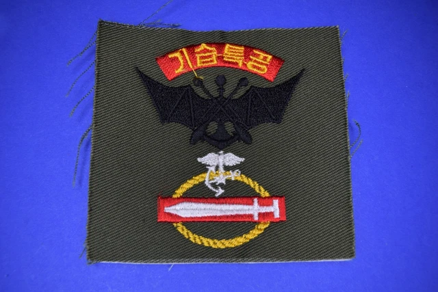 Us Rok Patch RARE VINTAGE ROK South Korea Special Forces Marine Co Parachutist Patch ...