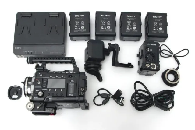 All Works Sony Pmw-F55 Cinealta 4K Digital Cinema Camera Kit, Axs-R5,Dvf-El100