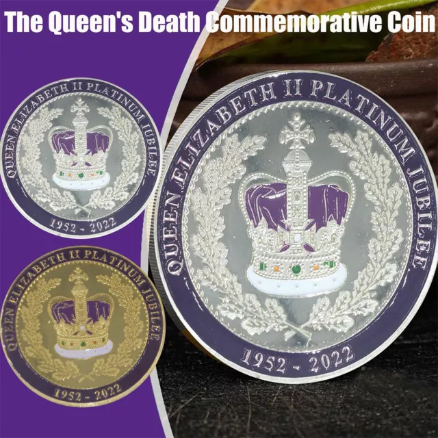 Gedenkmünzen Queen Elizabeth II Platinum Jubilee Sammlung Münzen Coin Geschenk