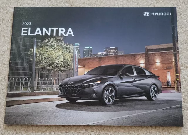 2023 Hyundai Elantra Original Sales Brochure