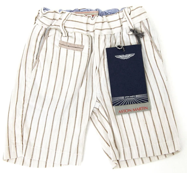Pantaloni bambini Aston Martin pantaloncini chino taglia 62/68 3-6 mesi UK 2 ANJE3199