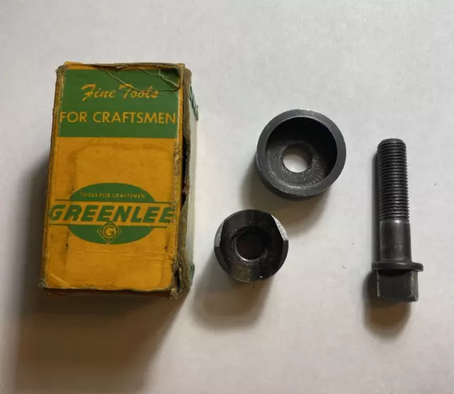 Greenlee No. 730 3/4" Round Radio Chassis Punch w/ Box Made in USA Vintage