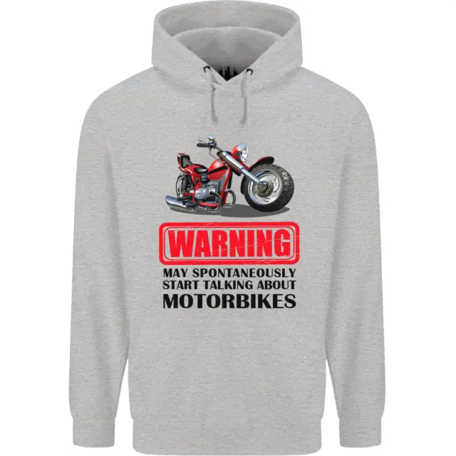 Start Talking About Motociclette Moto Uomo Felpa