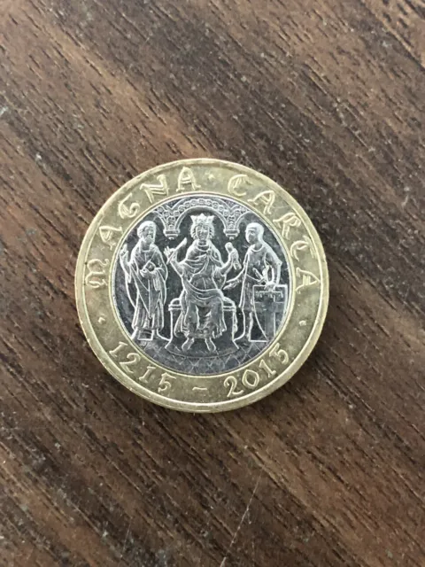 2015 Magna Carta £2 Two Pound Coin Circulated - Free Post