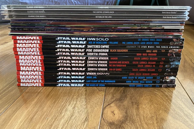 STAR WARS HUGE TPB COMIC LOT Marvel Dark Horse Darth Vader Maul CLASSIC 1 2 3 4