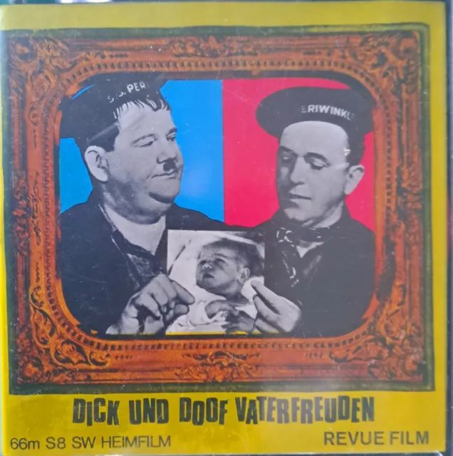 Dick und Doof Vaterfreuden ... Super8 Revue Film 66m