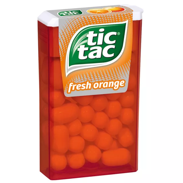 Tic Tac Fresh Naranja Naranjas Grageas Con Afrutado Milder Note 18g