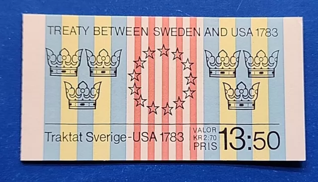 Sweden Stamp Booklet, Scott 1453a MNH