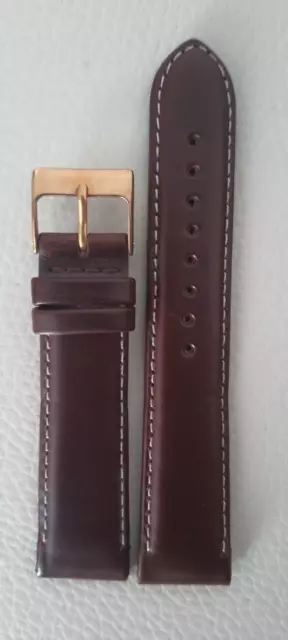 bracelet de montre en cuir neuf 20mm