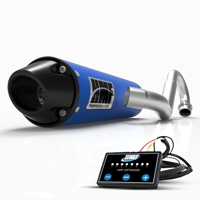HMF Yamaha YFZ 450R Full Exhaust Candy Blue w/Blk Euro + EFI (09-23)