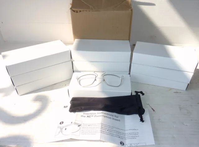 10 lunettes de sécurité Uvex & XC insert de prescription - Neuf