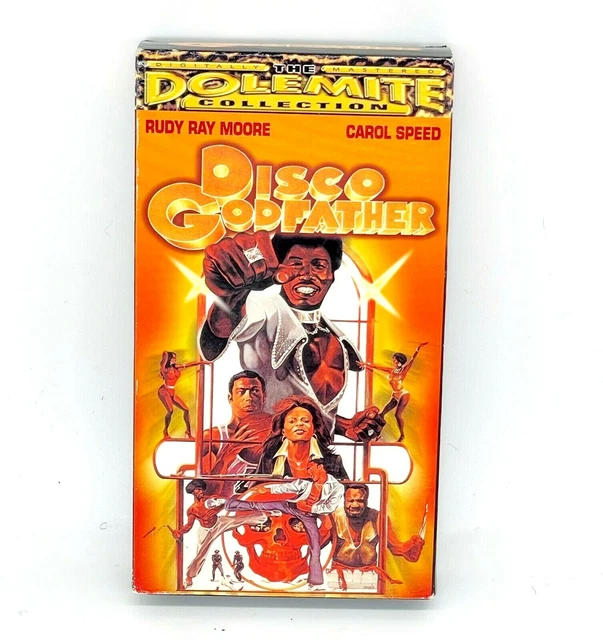 Disco Godfather VHS 2002 The Dolemite Collection Rudy Ray Moore Carol Speed