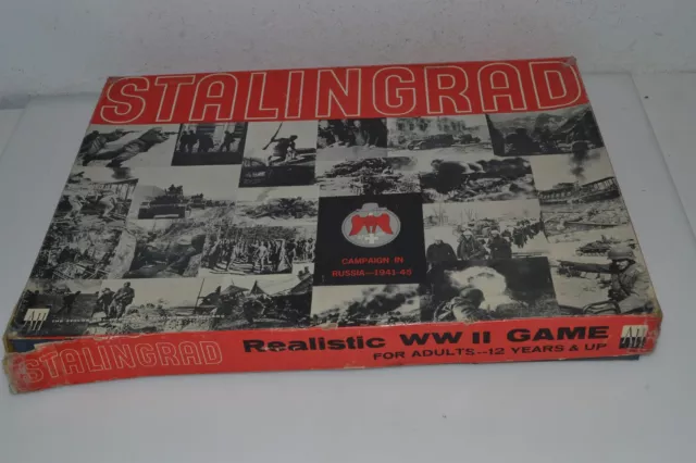 STALINGRAD Realistica Seconda Guerra Mondiale Invasione Game Da Avalon Hill 1963