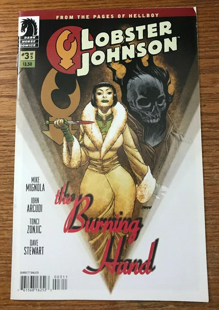 Lobster Johnson The Burning Hand #3 Dark Horse Comics 2012 VF/NM Mike Mignola