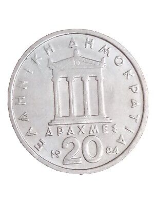 Coin / Greece / 20 Drachma 1984 Apaxmee EF  Kayihan coins