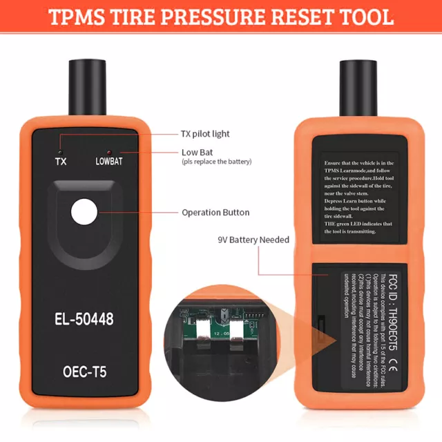 EL-50448 Auto RDKS TPMS Programmier Werkzeug Anlernsystem Tool Für OPEL/GM OEC-T 2